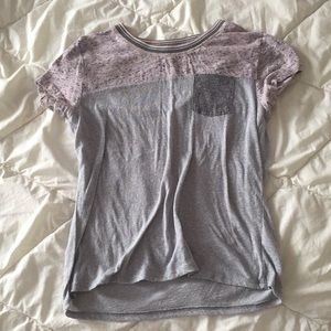 Light color block t shirt